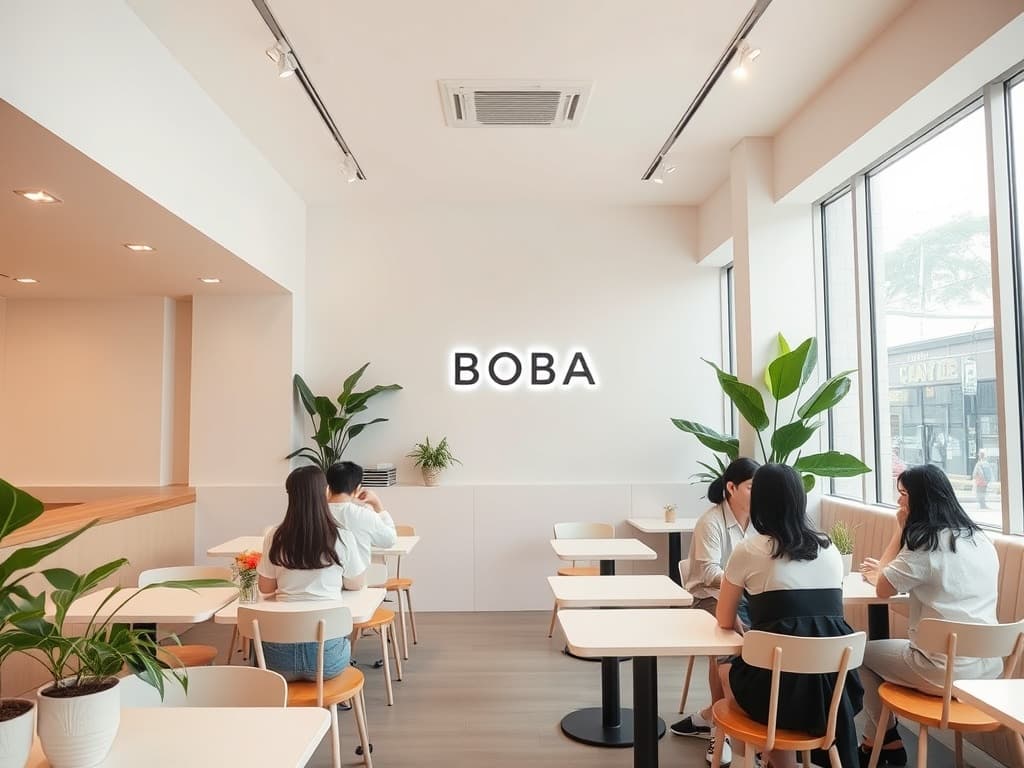 Koreatown boba scene photo 2
