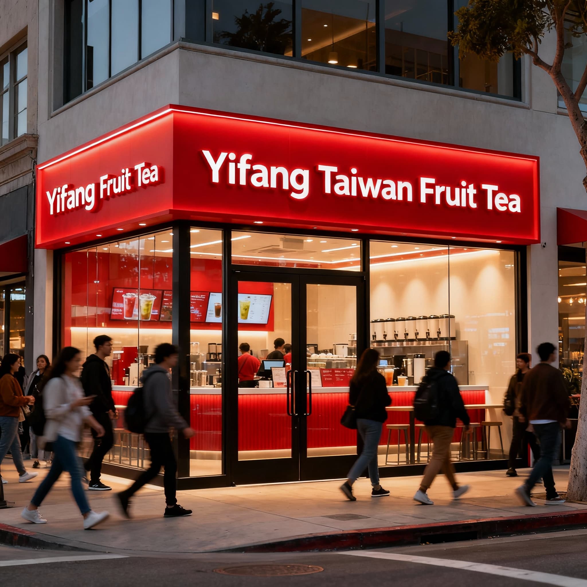 Yi Fang Taiwan Fruit Tea boba Koreatown